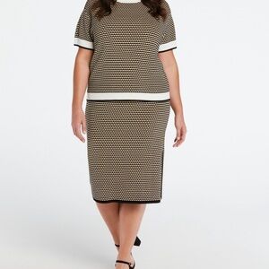 Ella Rafaella Ella Rafaela Knit Skirt Top Set